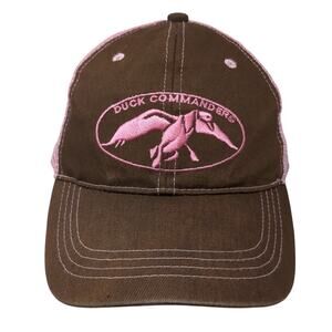 Duck Commander Strapback Trucker Hat Multicolor One Size Embroidered